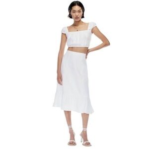 Ethereal Linen Blouse - Brand New